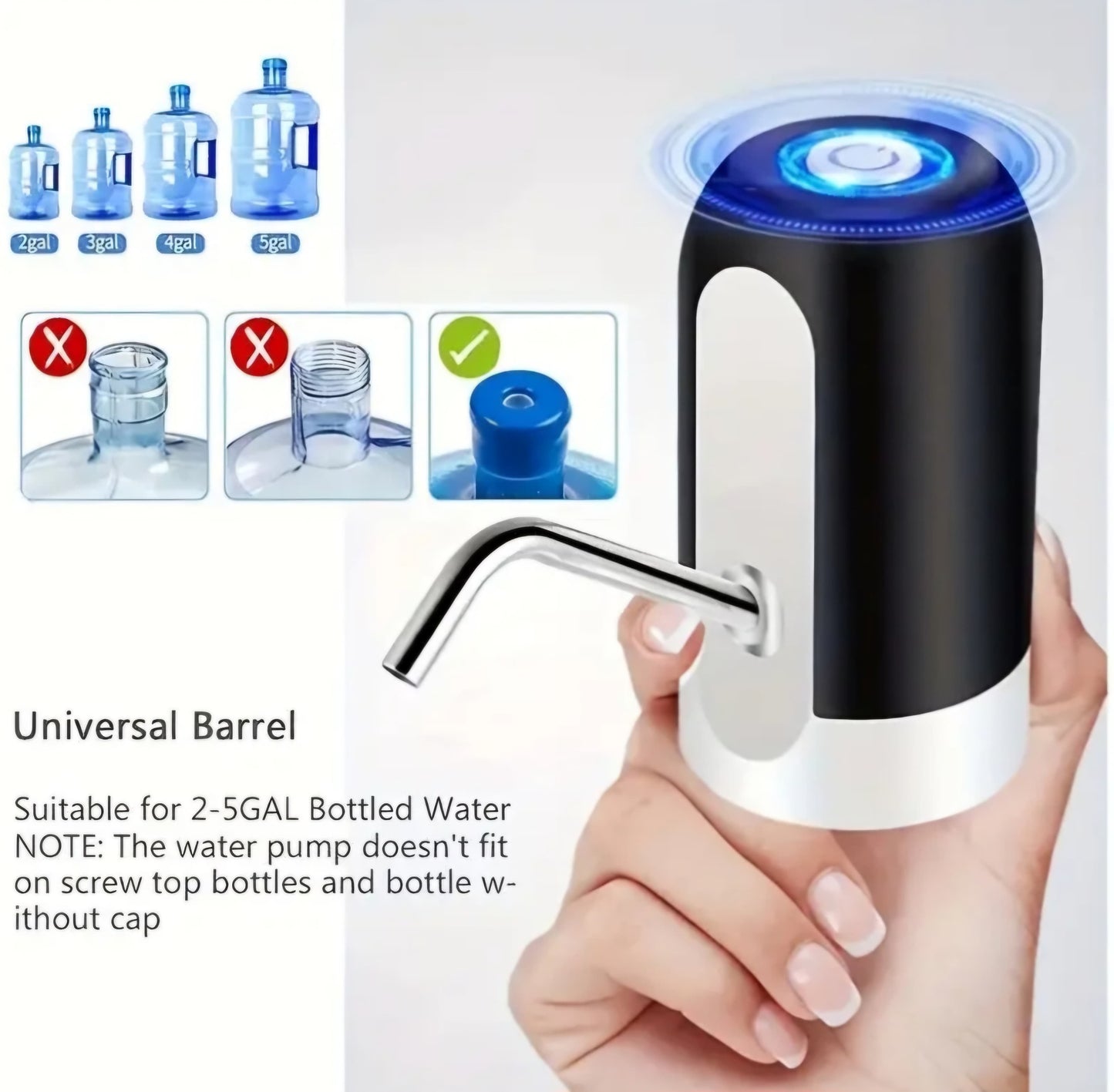 Electric Water Bottle Pump