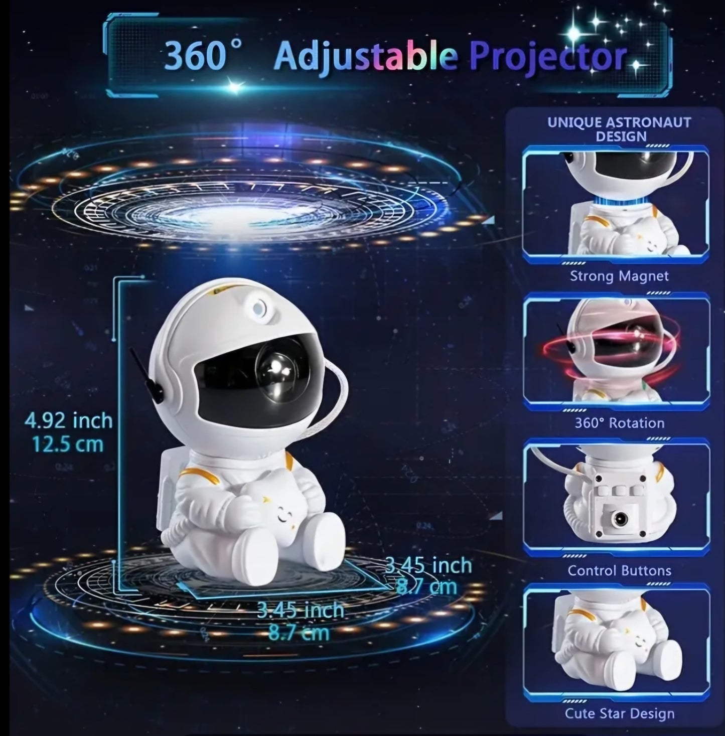 Astronaut Galaxy Projector