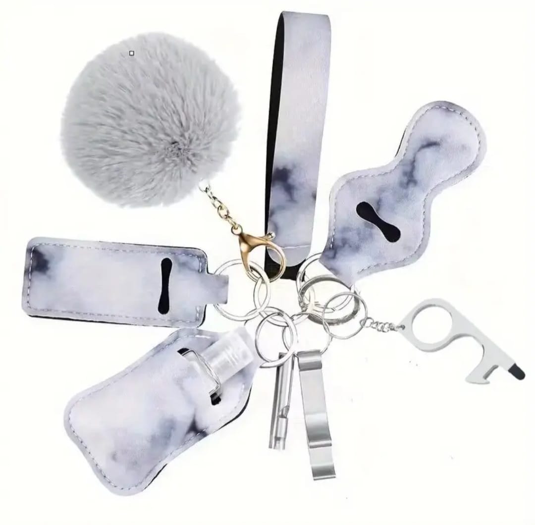 Marble Self Defense Keychains