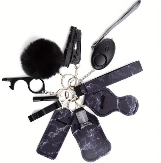 Marble Self Defense Keychains