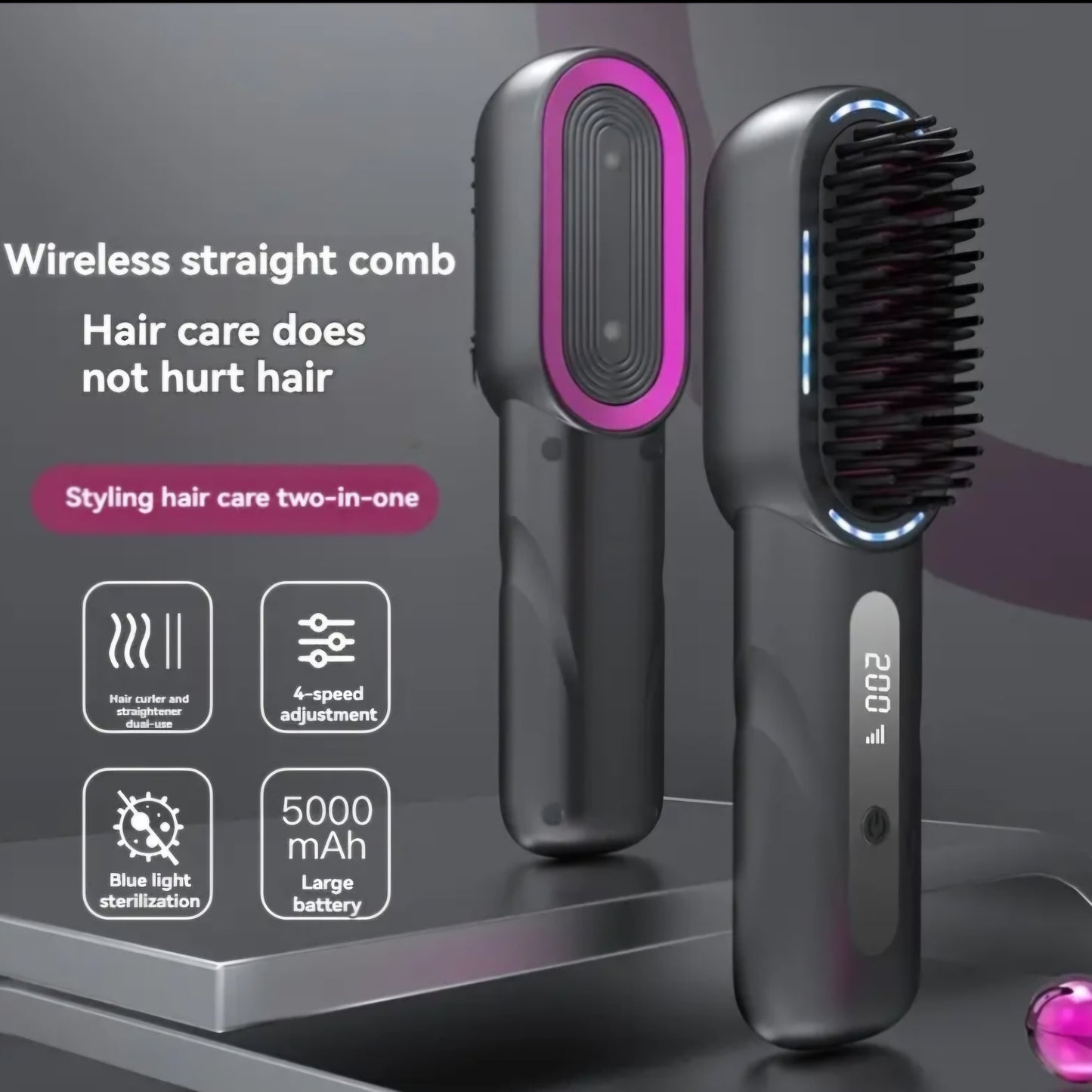 Wireless Straightener Comb
