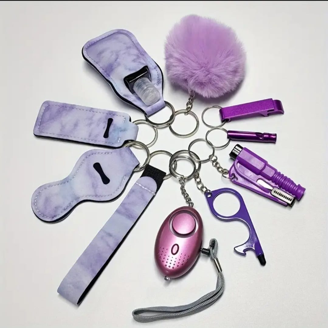 Marble Self Defense Keychains